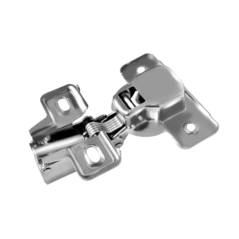 Berta 10 Pack, 5/8" Overlay Hinges, 45mm Stainless Steel Quiet 3D Soft Close Concealed for Face Frame Door ï¼† Frameless Door, 105Â° Open Angle Kitchen Replacement, Self Closing Hidden, Satin Nickel - Image 5